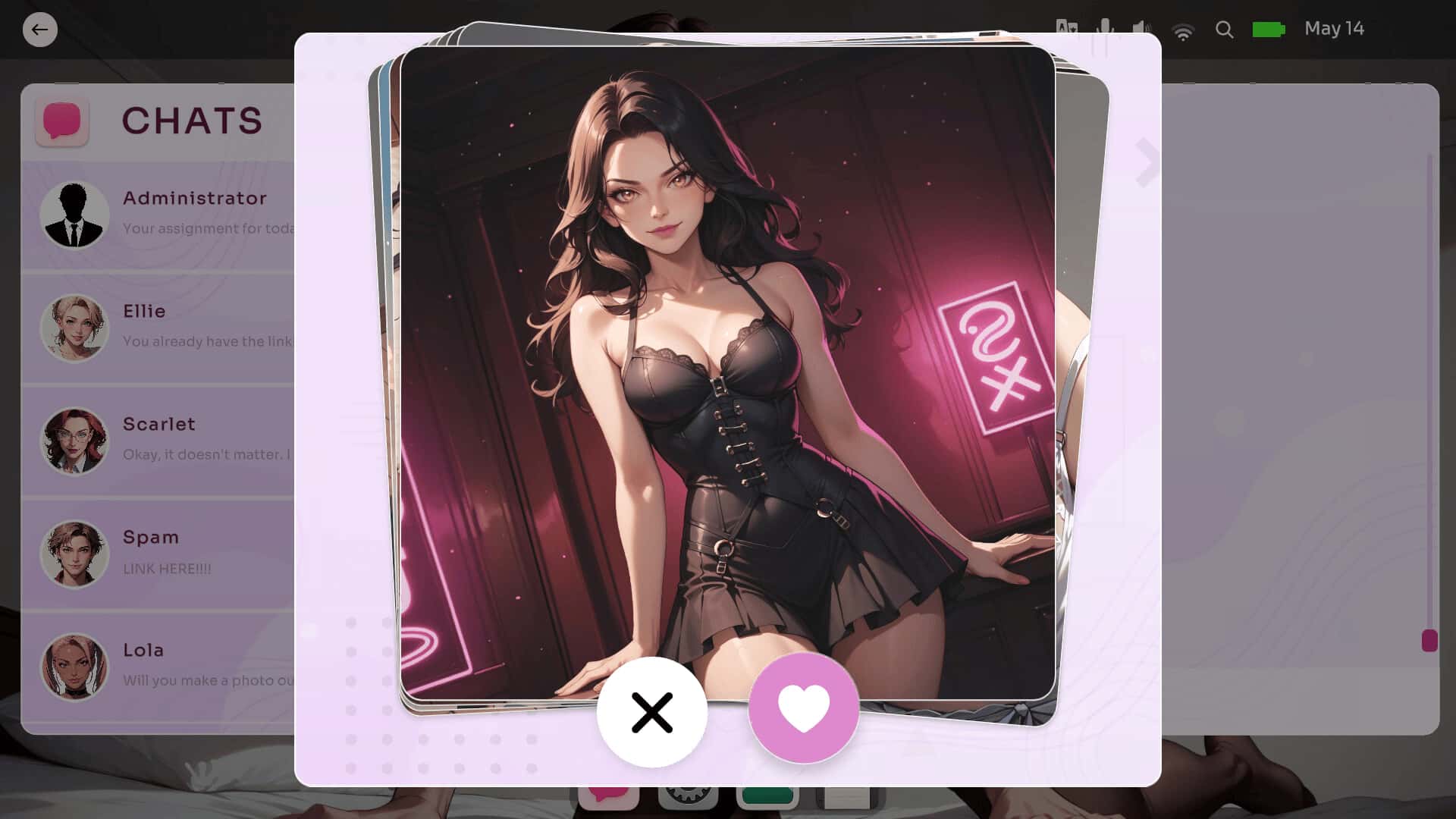 OnlySluts: WAIFU MATCH游戏封面